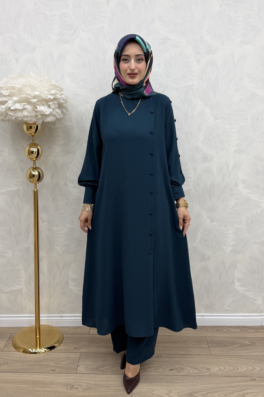 Çiğdem Takım Siyah — Zümrüt