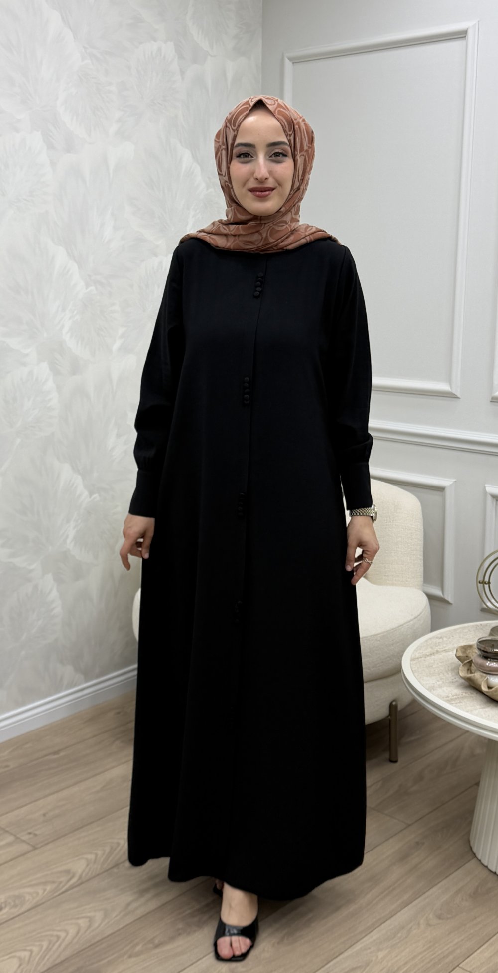 Afra Elbise Siyah — Siyah