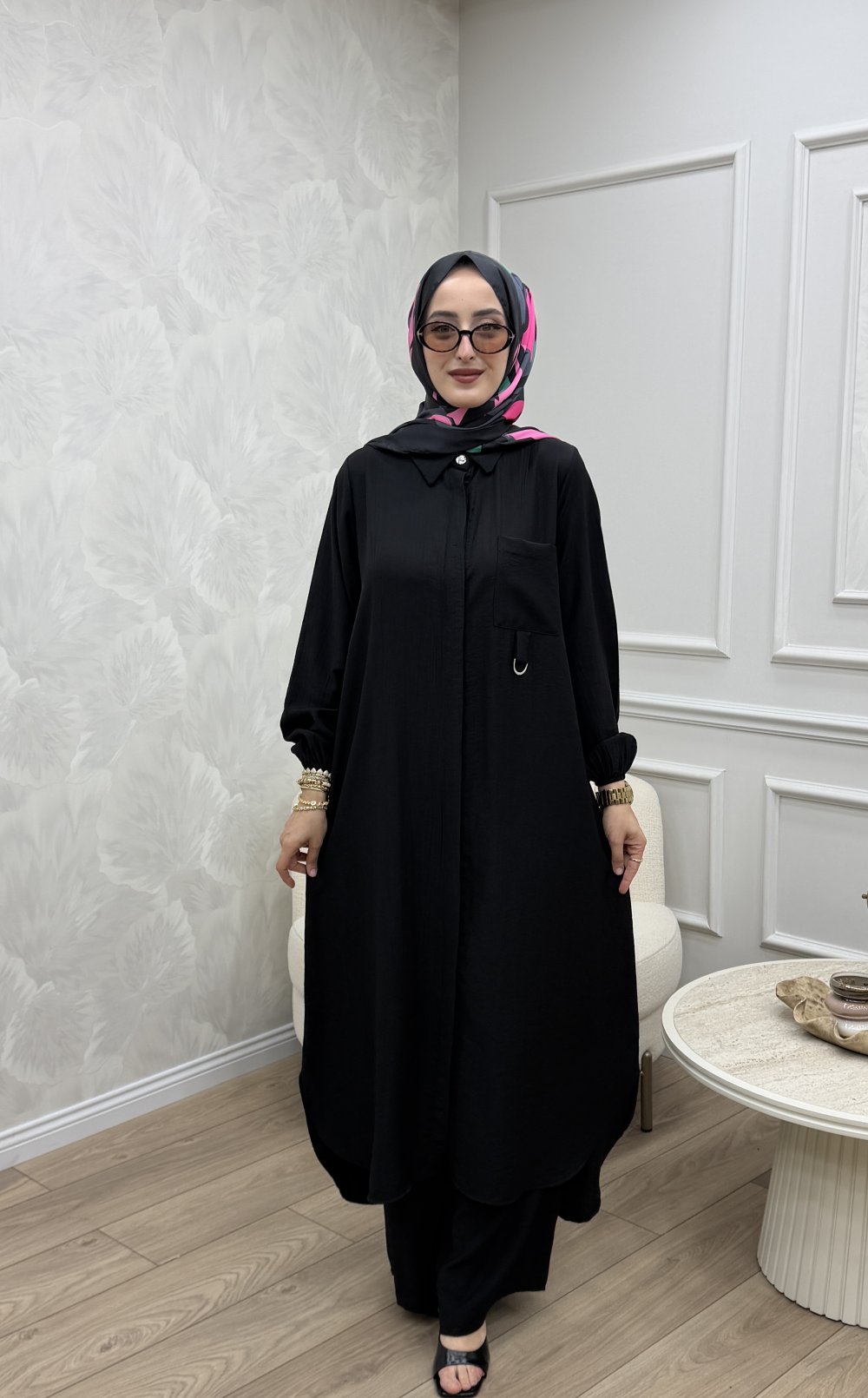 Damla Takım Siyah — Siyah