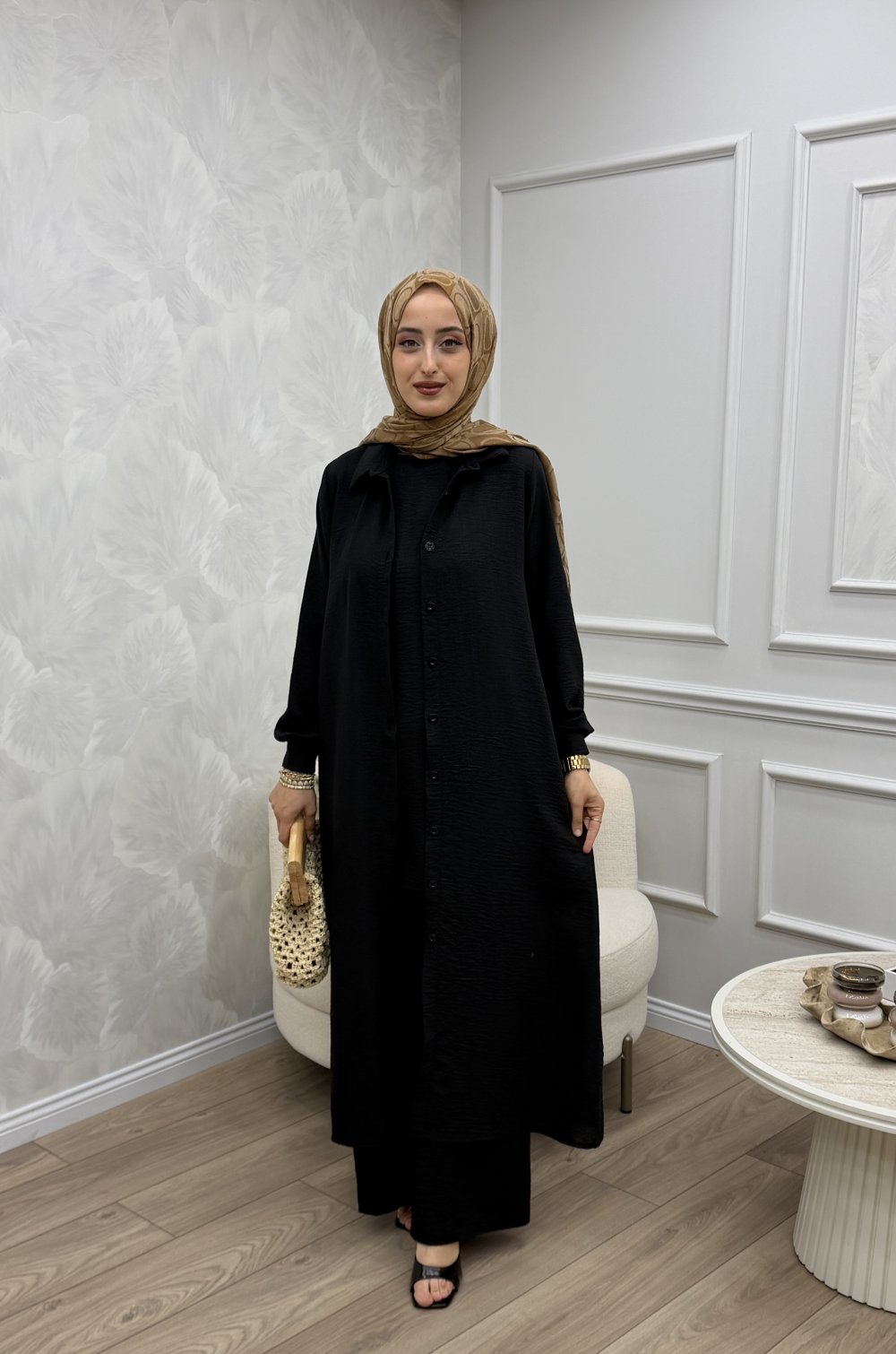 Eva 3 Lü Takım Siyah — Siyah