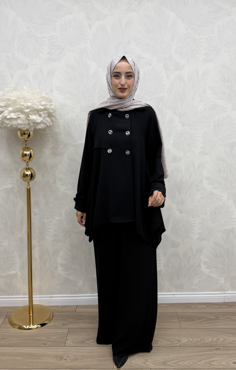Emel Ceket Takım Siyah — Siyah